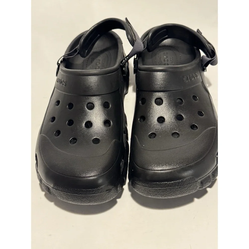 Crocs Offroad Sport Clogs Men's Size 13 Black Slip-On Shoe Adjustable Straps New